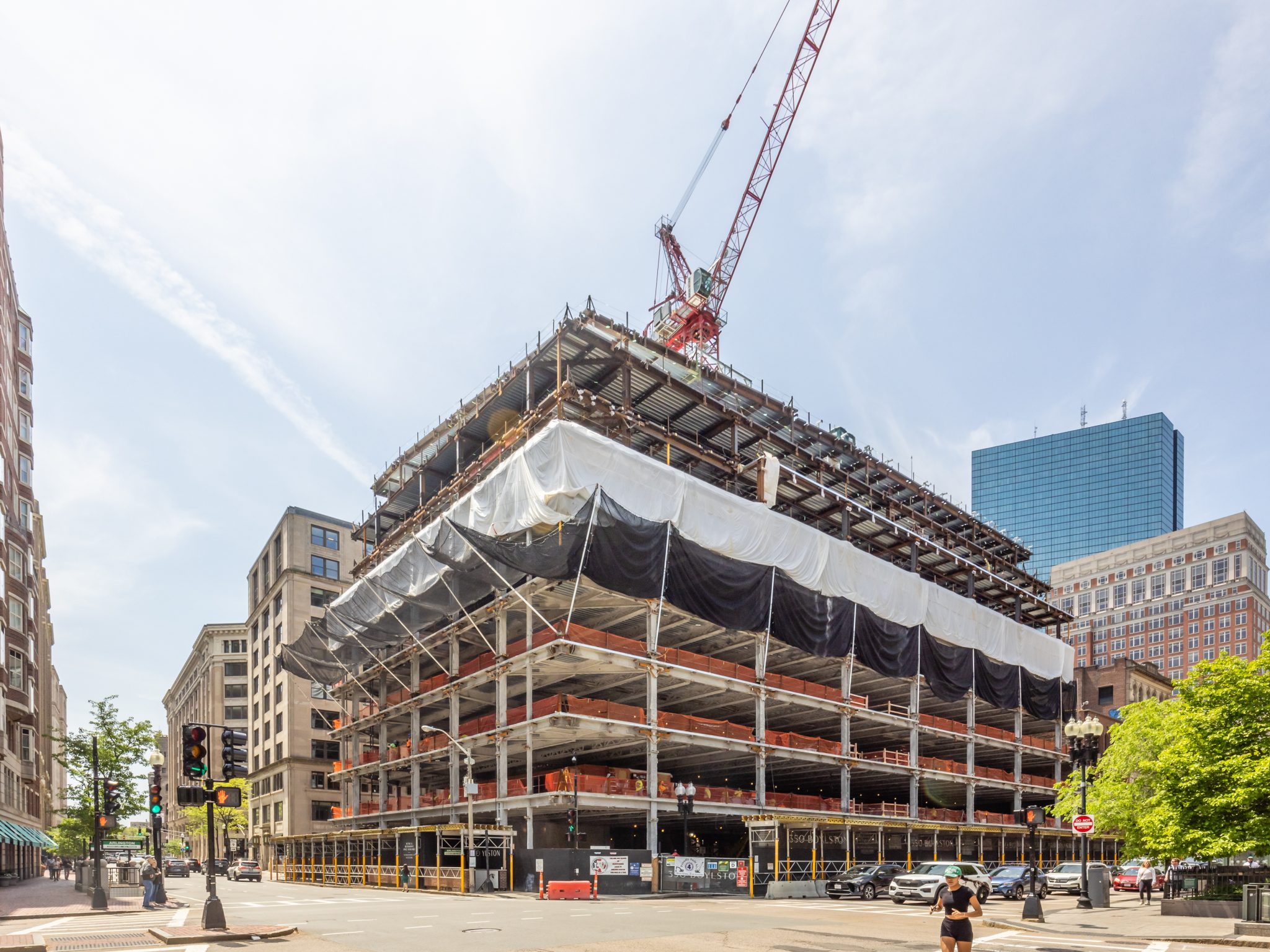 350 Boylston St Topping Out | John Moriarty & Associates